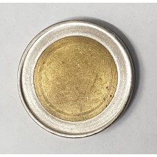 EURO 2003 . ONE 1 EURO COIN . BLANK . 23mm DIAMETER . VERY SCARCE